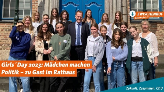 Girls' Day 2023: Mädchen machen Politik