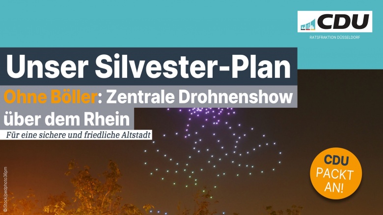 Drohnenshow an Silvester