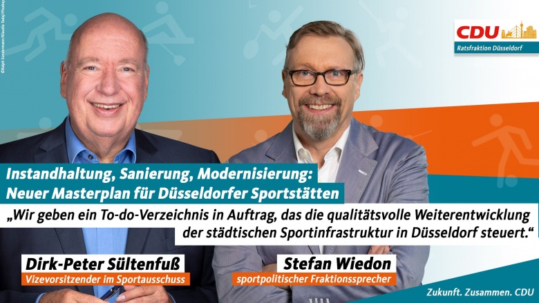 Instandhaltung, Sanierung, Modernisierung: Neuer Masterplan für Düsseldorfer Sportstätten