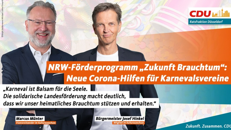 Corona-Hilfen für Karnevalsvereine: Wir stützen und erhalten unser heimatliches Brauchtum Corona-Hilfen für Karnevalsvereine: Wir stützen und erhalten unser heimatliches Brauchtum