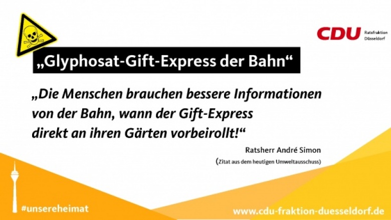 CDU kämpft für Glyphosat-Stopp CDU kämpft für Glyphosat-Stopp