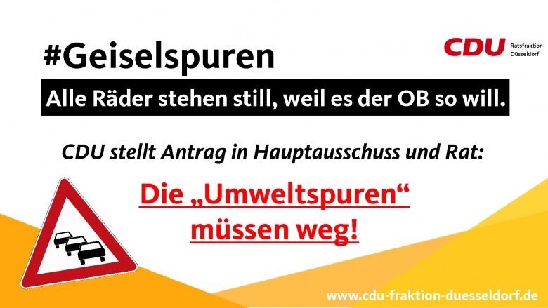 Die "Umweltspuren" müssen weg! Die "Umweltspuren" müssen weg!