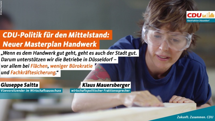 CDU-Politik für den Mittelstand: Neuer Masterplan Handwerk