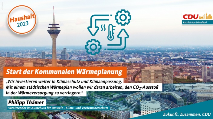 Kommunale Wärmeplanung für Düsseldorf