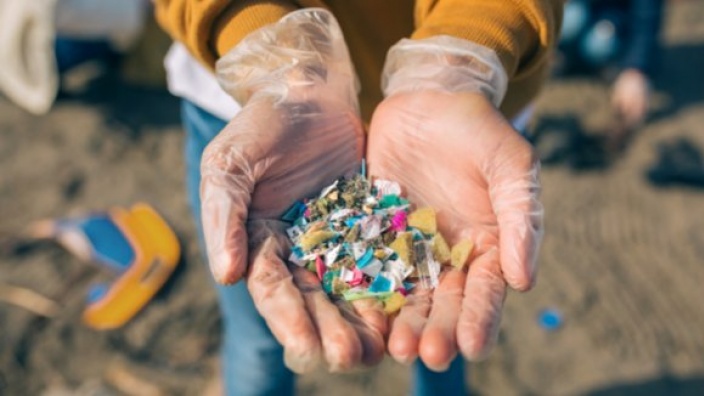 Mikroplastik in Gewässern