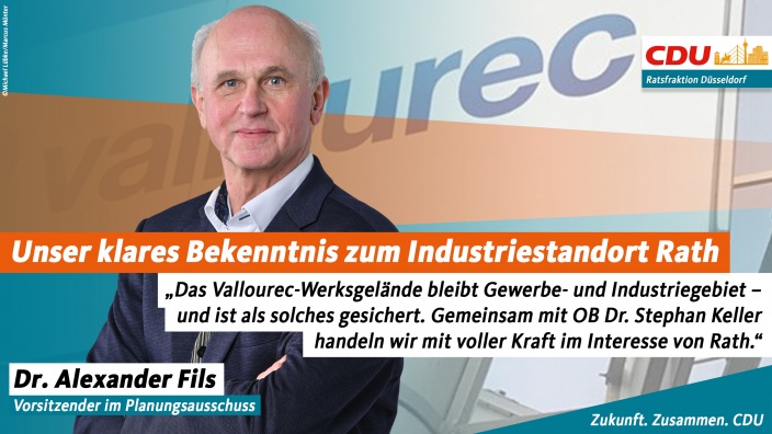 Unser klares Bekenntnis zum Industriestandort Rath