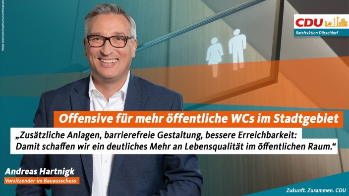 Mit mehr WCs schaffen wir zusätzliche Lebensqualität im öffentlichen Raum