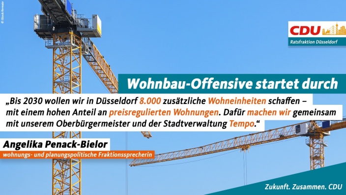 Düsseldorfer Wohnbau-Offensive