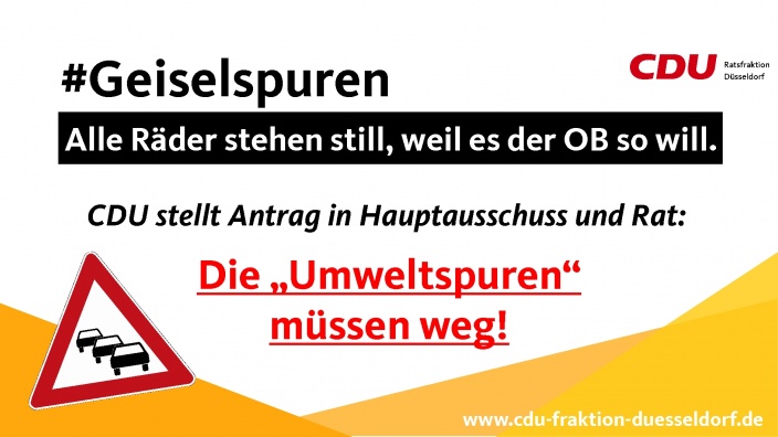 Die "Umweltspuren" müssen weg!