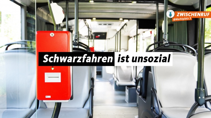 Schwarzfahren ist unsozial