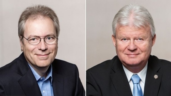 Rüdiger Gutt und Klaus-Dieter Lukaschewski