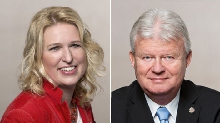 Angelika Penack-Bielor und Klaus-Dieter Lukaschewski