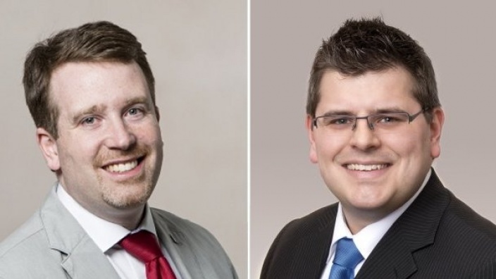 Florian Tussing und Peter Blumenrath