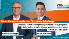 Neuer Instrumentenkasten für sichere Schulwege