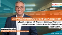 Mehr Quartiersstellplätze und Quartiersgaragen