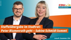 Peter Blumenrath geht, Sabine Schmidt kommt