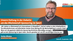 Wir stehen zu Rheinmetall als Unternehmen in Düsseldorf. Und wir stehen zu den Arbeitsplätzen.