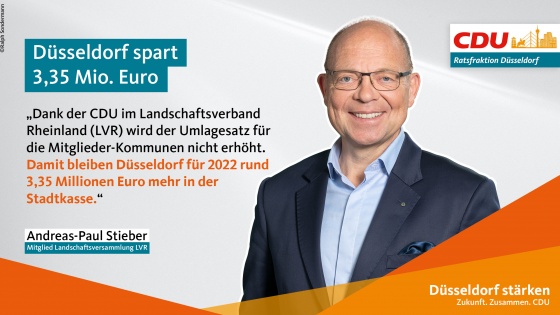 D&uuml;sseldorf spart 3,35 Mio. Euro