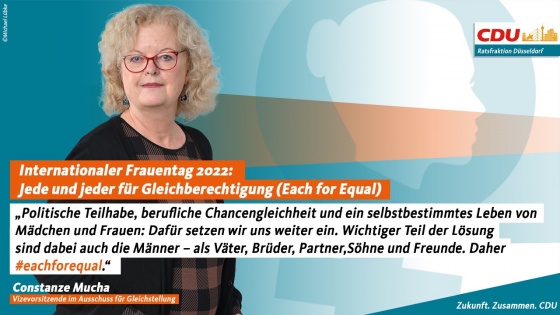 Weltfrauentag 2022: Jede und jeder f&uuml;r Gleichberechtigung