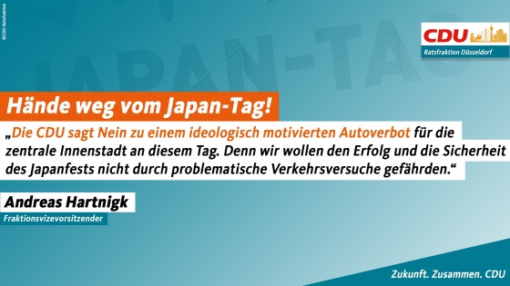 H&auml;nde weg vom Japan-Tag!