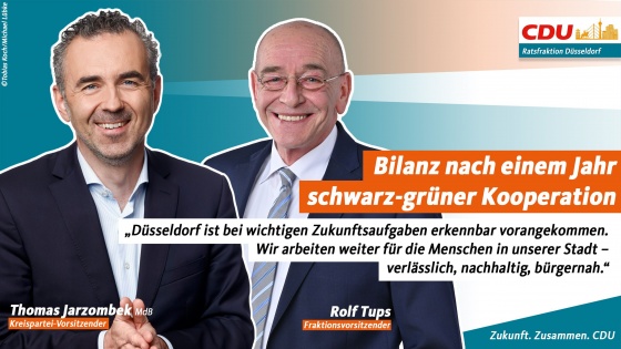 Positive Bilanz nach einem Jahr schwarz-gr&uuml;ner Kooperation