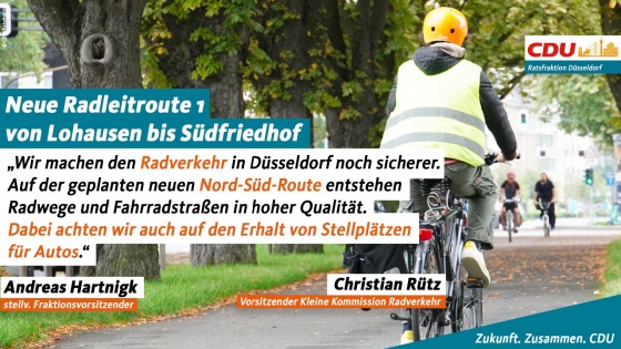 Radleitroute 1 von Lohausen bis S&uuml;dfriedhof