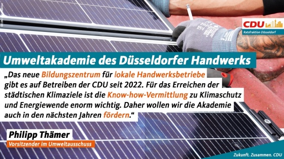 Umweltakademie des D&uuml;sseldorfer Handwerks