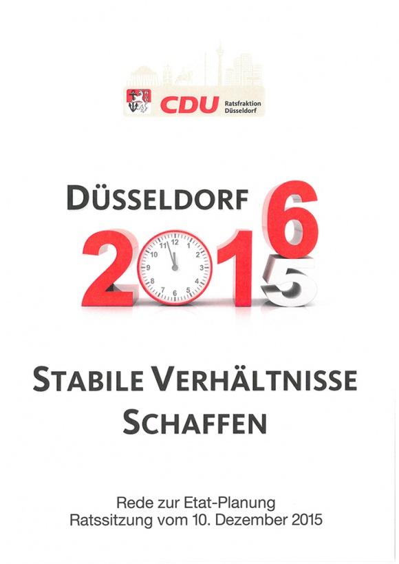 Haushaltsrede 2016